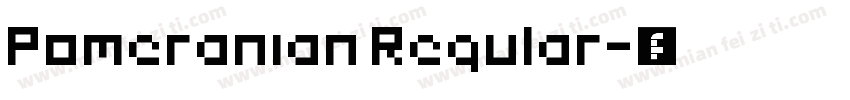 Pomeranian Regular字体转换